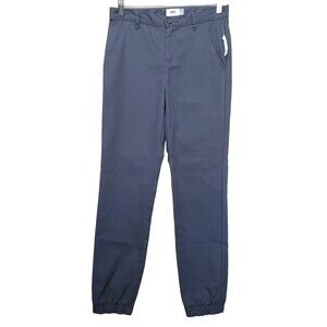 Old Navy Girls Classic Navy 100% Cotton Chino Jogger Pants Size 14 NWT